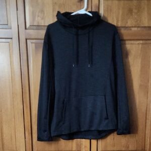 Black Hoodie with Front Pocket